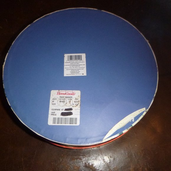 Remember When Holiday Plate Set of 4 - New! - Picture 3 of 3